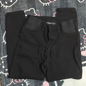 Black High-Waisted Pants